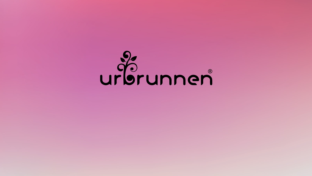Das Logo von Urbrunnen steht vor einem roten Hintergrund.