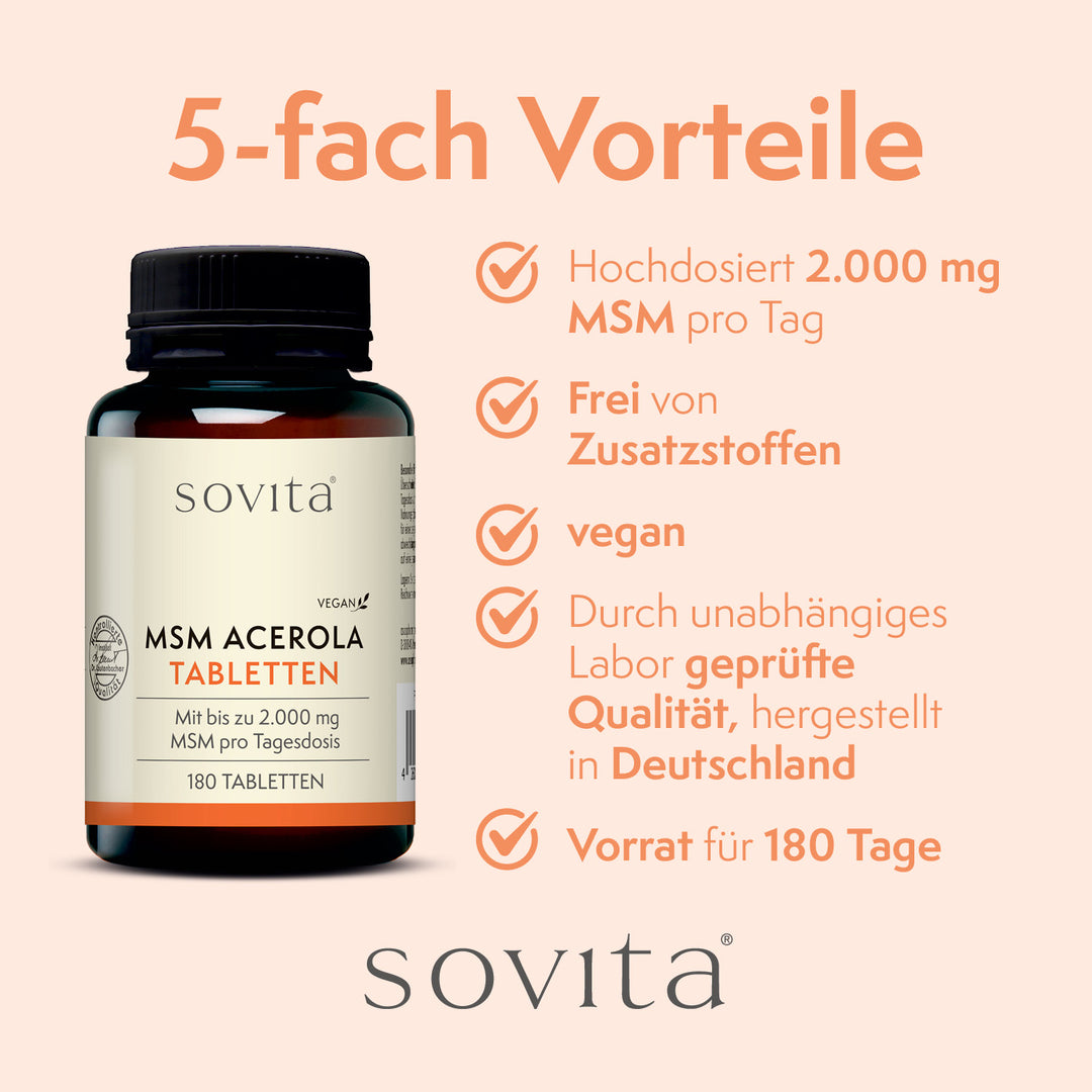 sovita MSM Acerola Tabletten