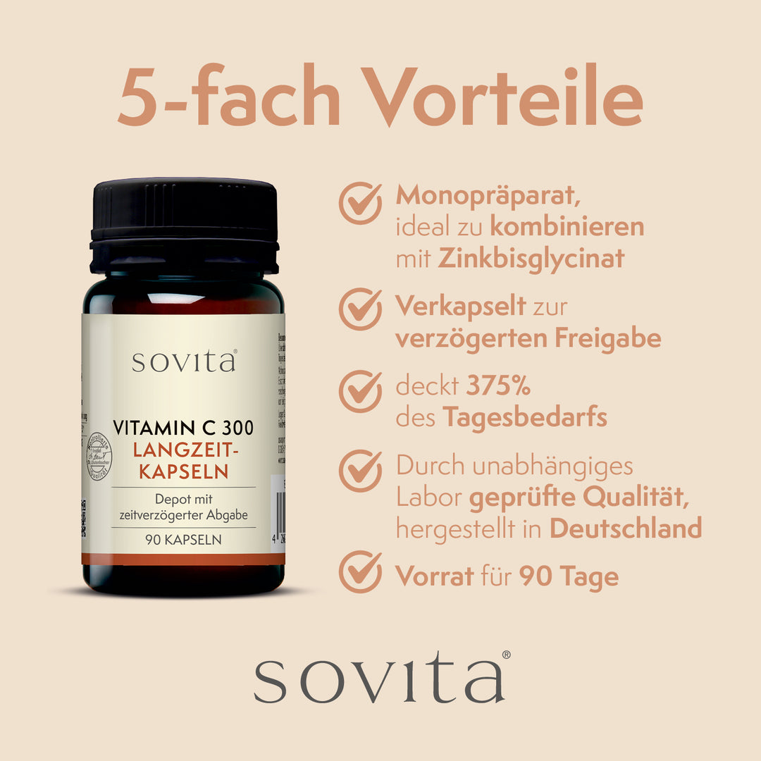 sovita Vitamin C 300 Langzeit-Kapseln