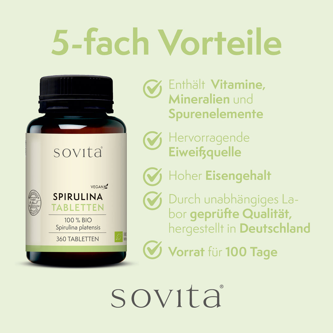 sovita Spirulina Tabletten BIO