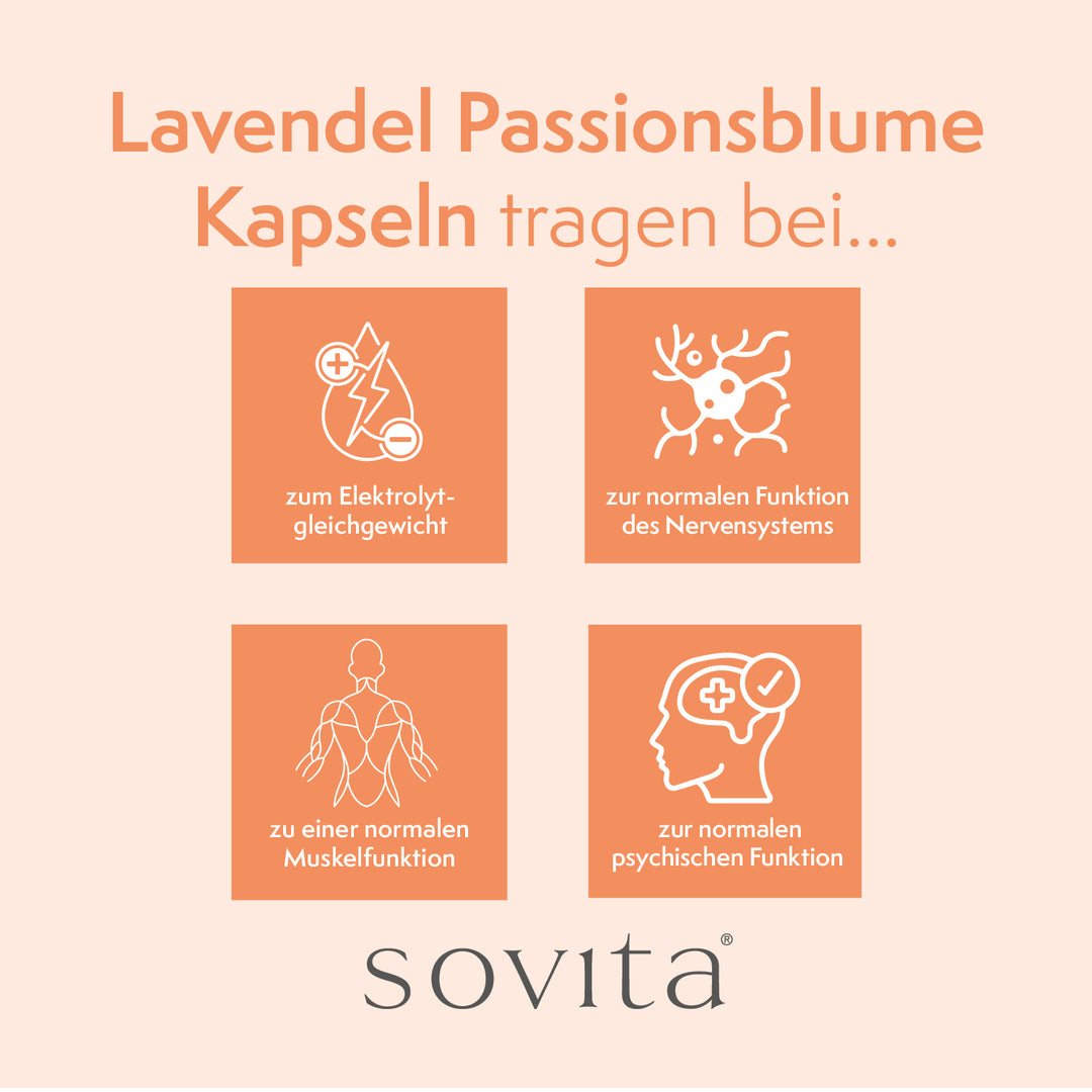 sovita Lavendel Passionsblume Kapseln