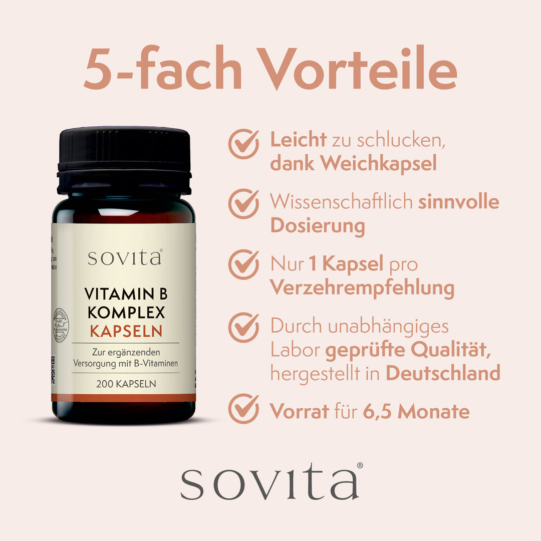 sovita Vitamin B-Komplex Kapseln