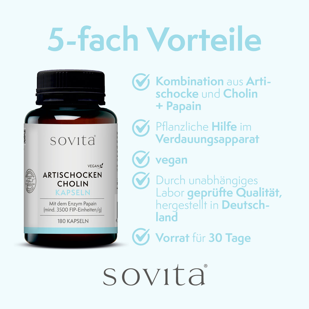 sovita Artischocken Cholin Kapseln