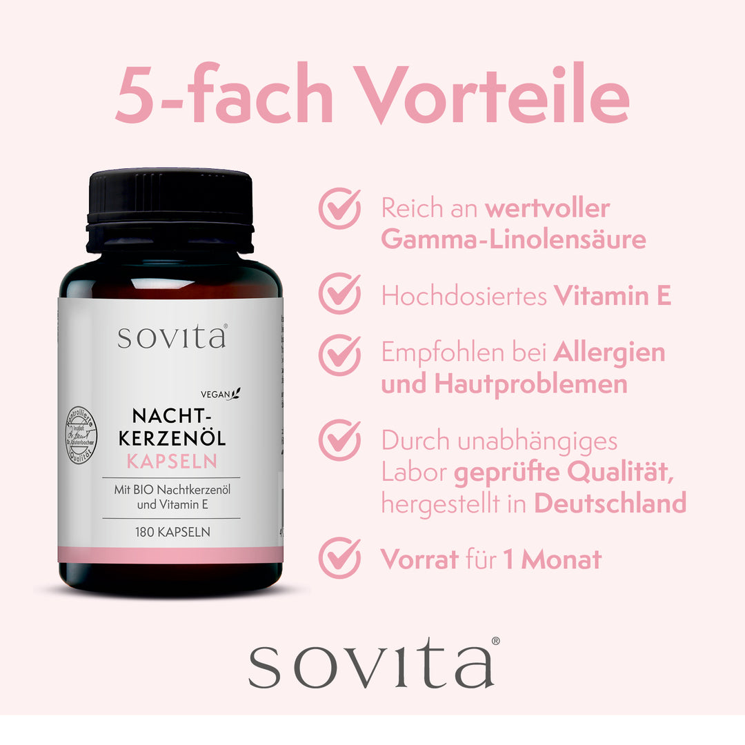 sovita Nachtkerzenöl Kapseln