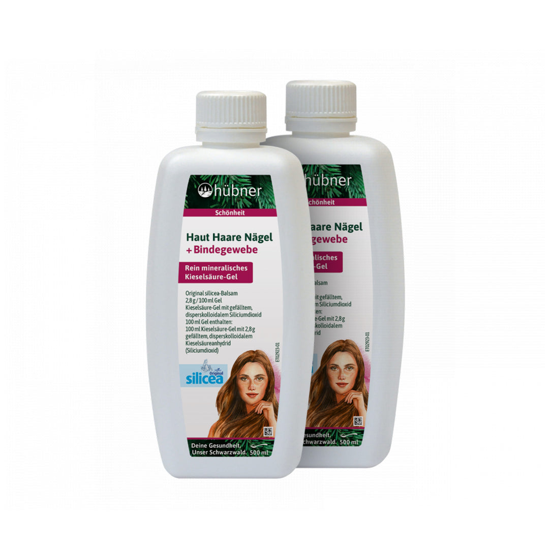 hübner® Haut Haare Nägel + Bindegewebe 2x 500ml Doppelpack