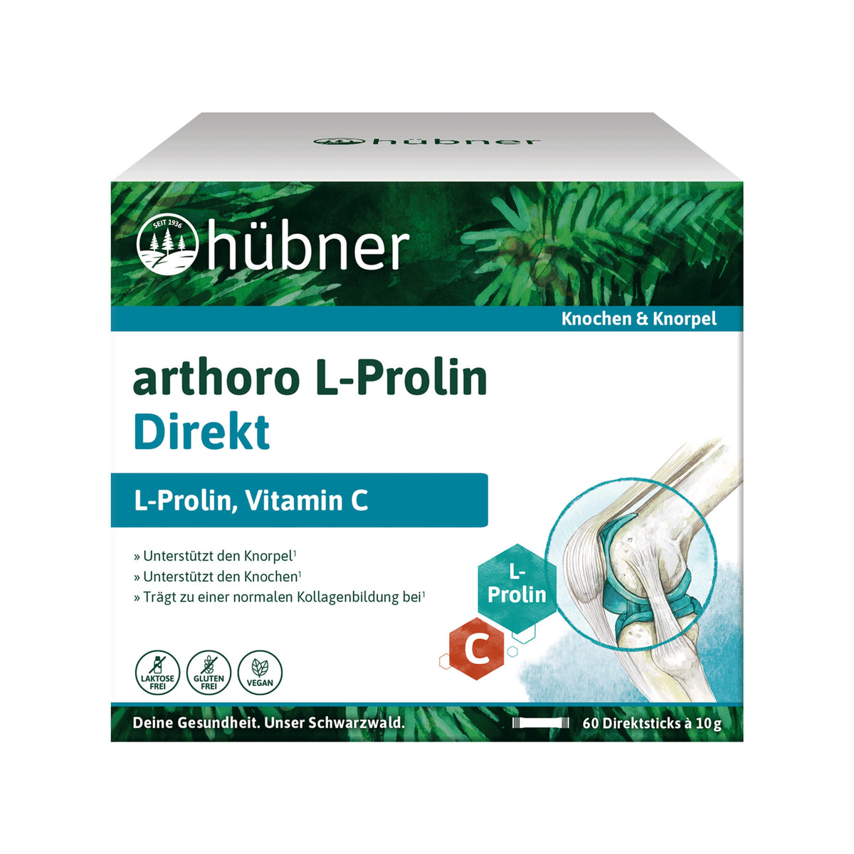 Hübner arthoro L-Prolin Direkt (60 Stk.)