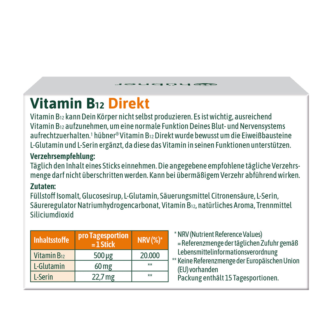 Hübner Vitamin B12 Direktsticks