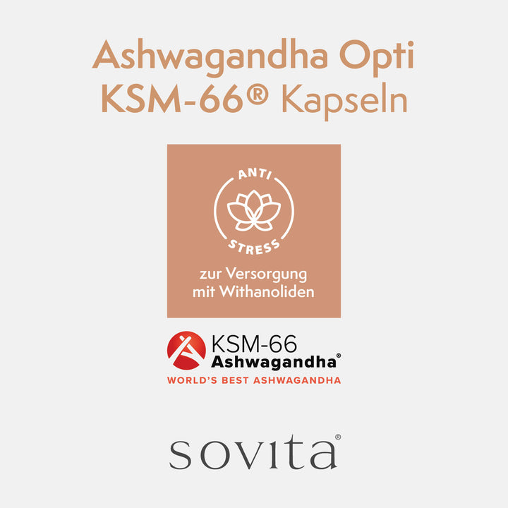 sovita Ashwagandha Opti KSM-66 Kapseln