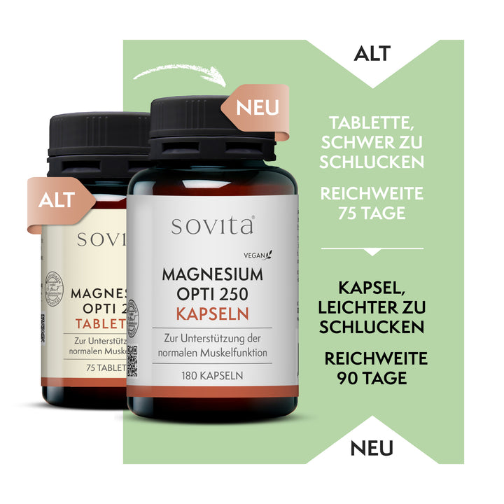 sovita Magnesium Opti 250 Kapseln