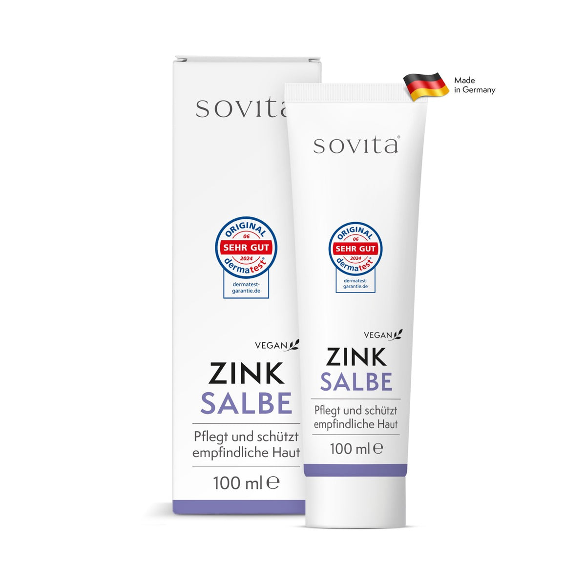 Ascopharm sovita Zink Salbe 100 ml parfümfreie Hautpflege 1, 1 er