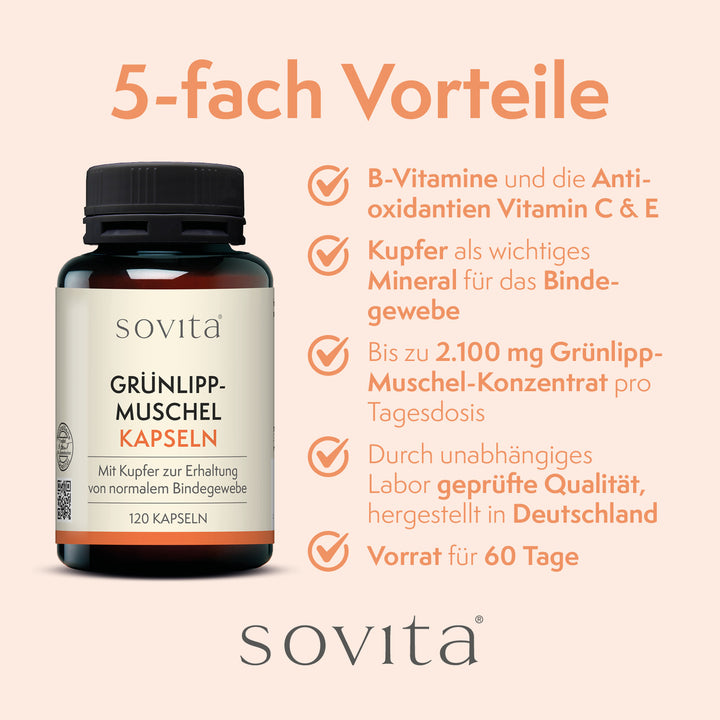 sovita Grünlippmuschel Kapseln