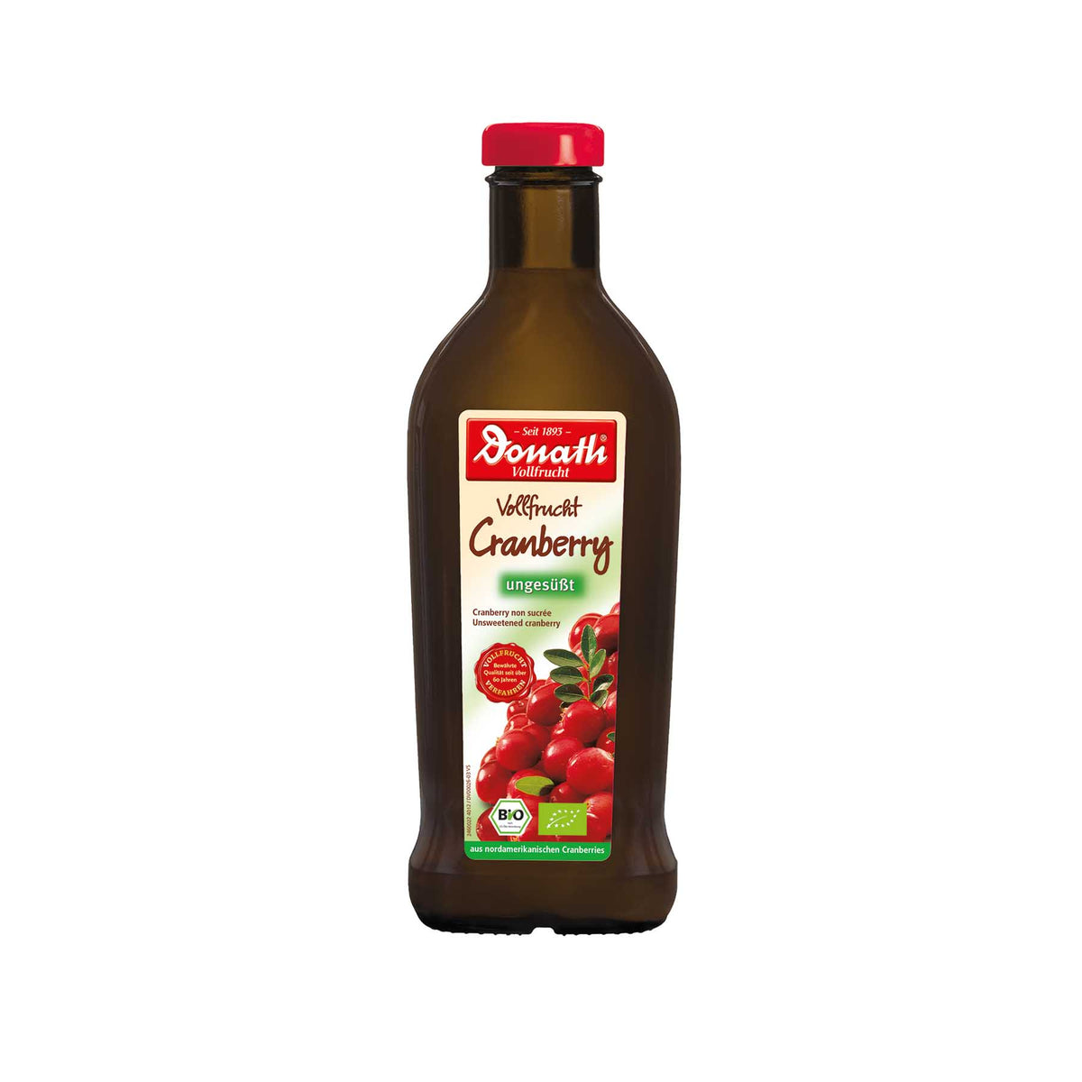 Donath BIO Vollfrucht Cranberry ungesüßt (500 ml)