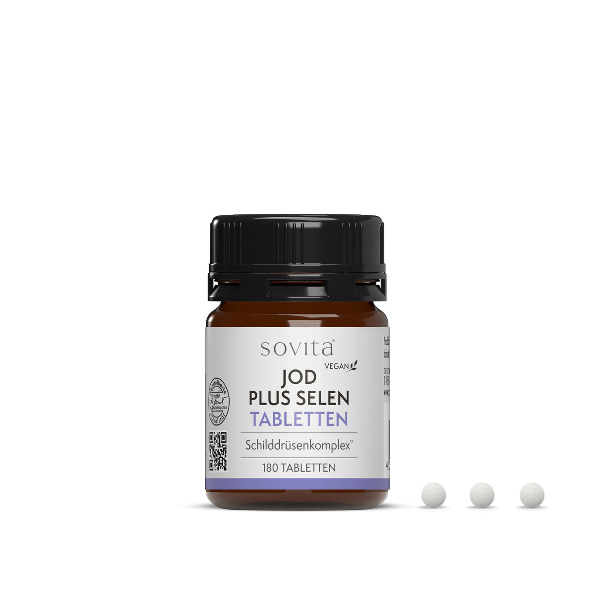 Ascopharm sovita Jod plus Selen Tabletten, 180 Tabletten 1, 1 er
