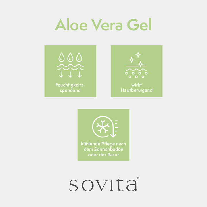 aloe vera creme nach rasur sovita Aloe Vera Gel