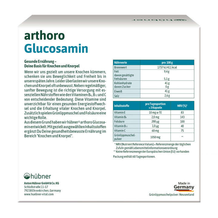 Hübner arthoro Glucosamin