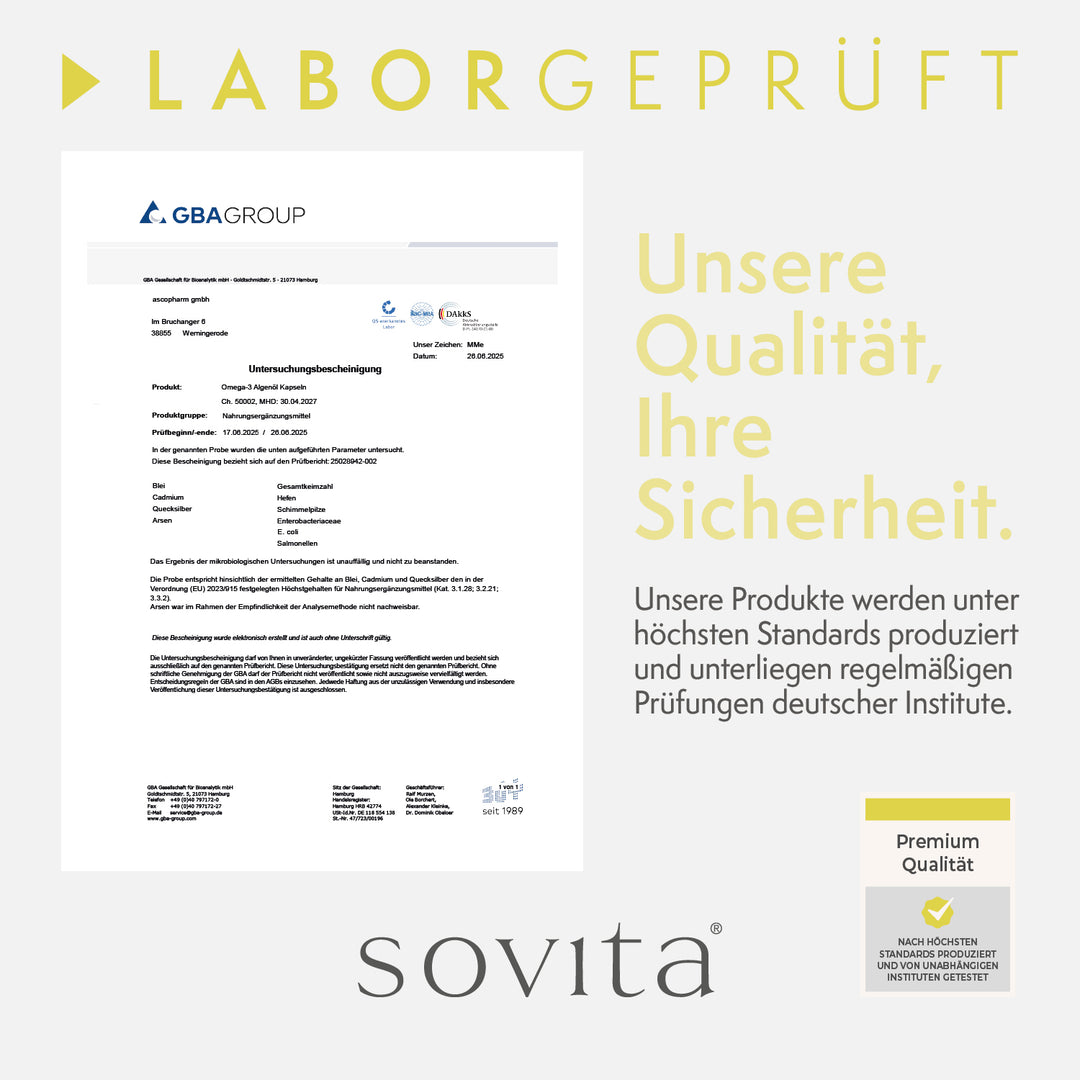 sovita Omega-3 Algenöl Kapseln