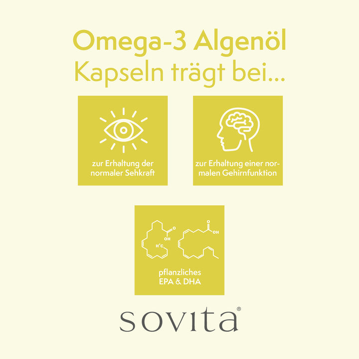 sovita Omega-3 Algenöl Kapseln