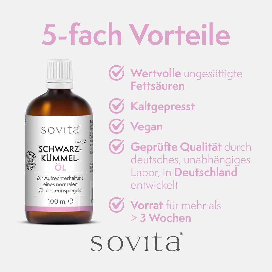 sovita Schwarzkümmel-Öl