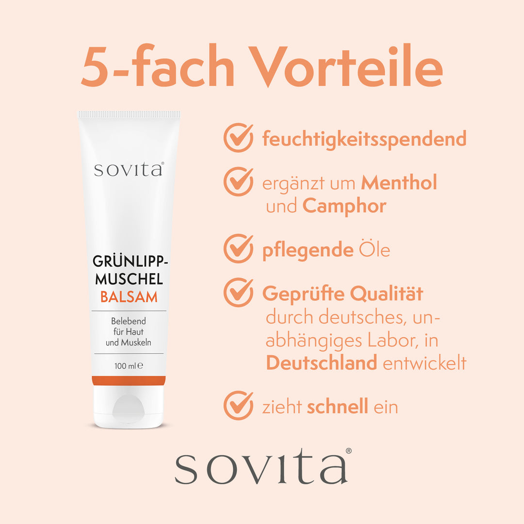 sovita Grünlippmuschel Balsam 100ml