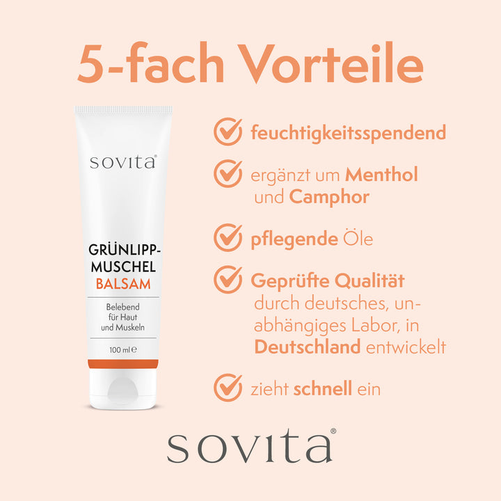 sovita Grünlippmuschel Balsam 100ml