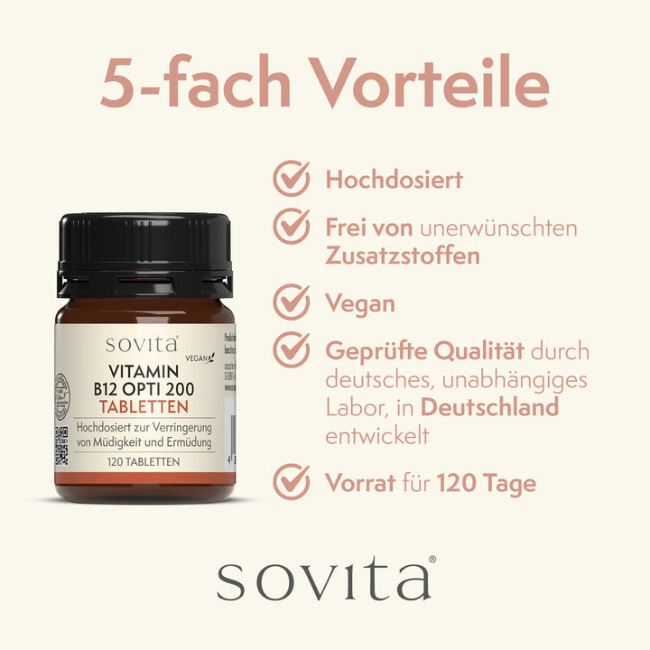 sovita Vitamin B12 Opti 200 Tabletten
