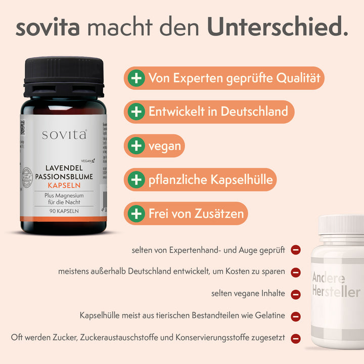 sovita Lavendel Passionsblume Kapseln