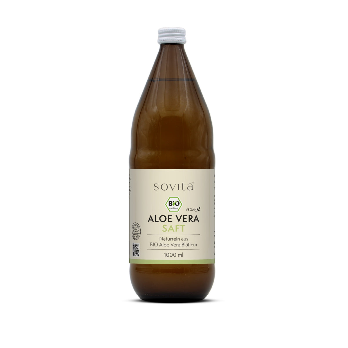 Ascopharm sovita Aloe Vera Saft BIO 1000 ml aus Aloe barbadensis L. pur 1, 1 er