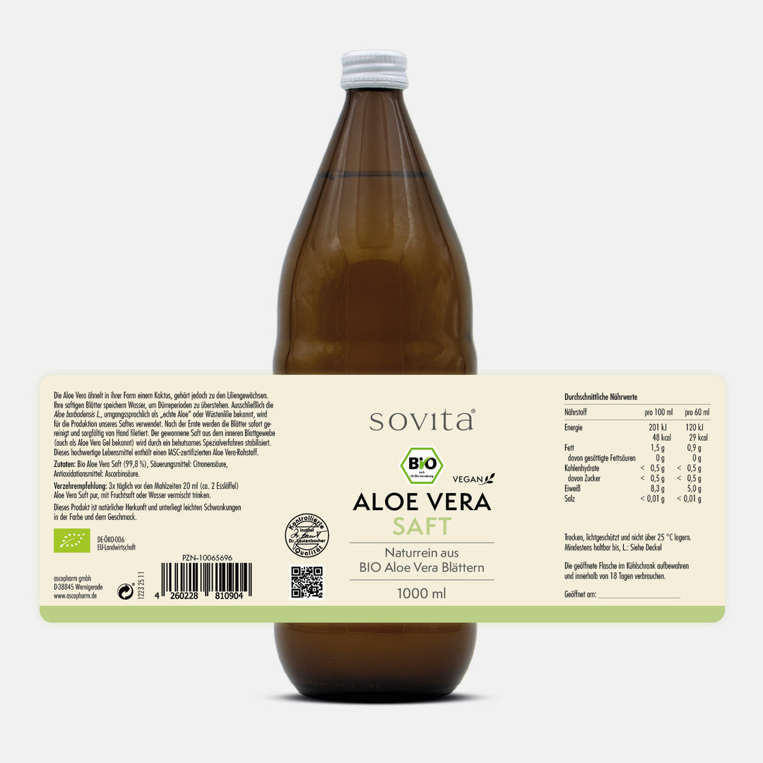 sovita Aloe Vera Saft BIO
