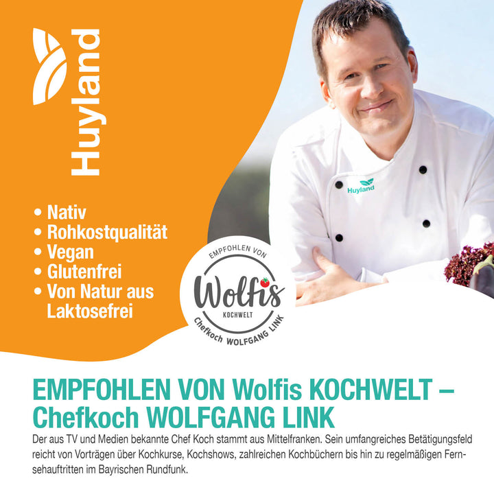 Huyland Harzer Bio Sonnenblumenöl mit Basilikum (250 ml)