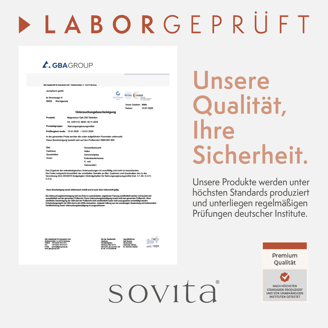 sovita Magnesium Opti 250 Tabletten