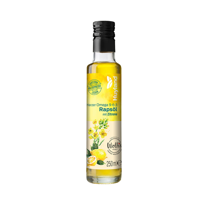 Huyland Harzer Rapsöl mit Zitrone (250 ml)