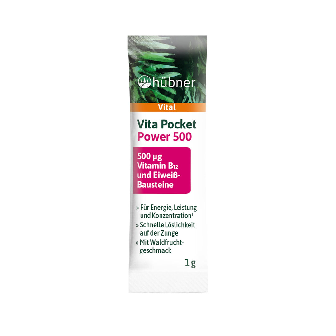 Hübner Vitamin B12 Vita Pocket Power 500 (15 Stk.)