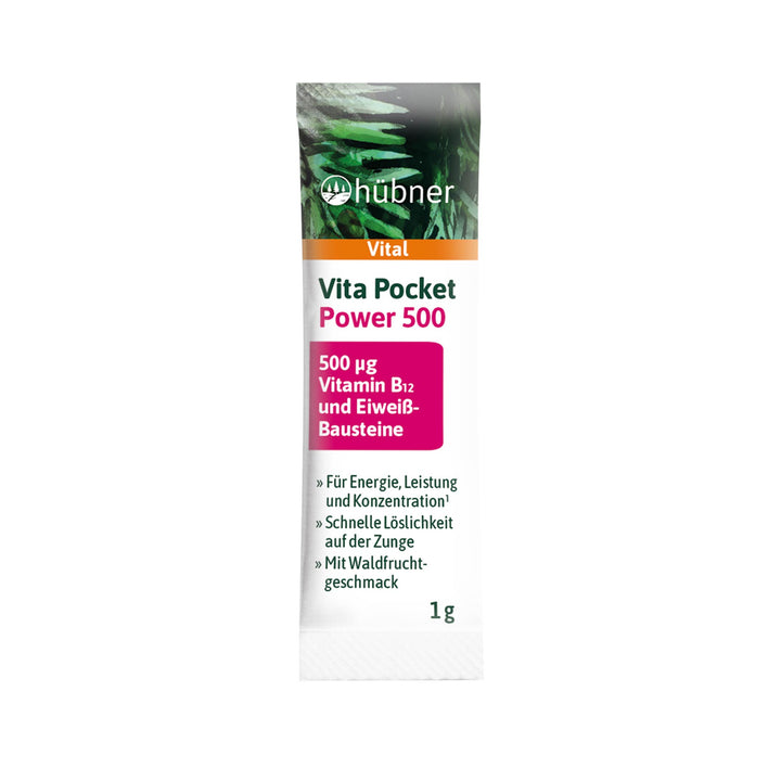 Hübner Vitamin B12 Vita Pocket Power 500 (15 Stk.)