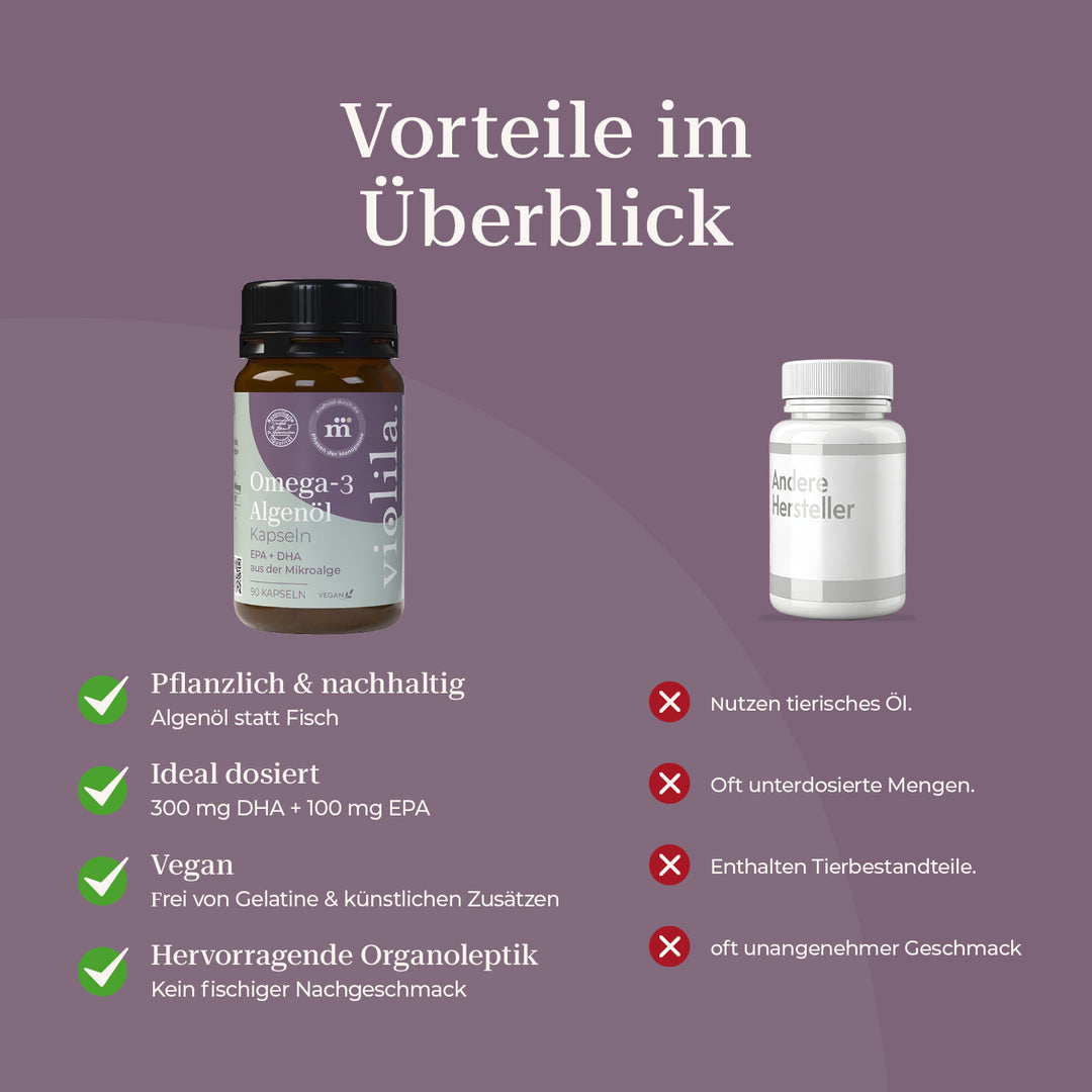violila Omega 3 Algenöl Kapseln