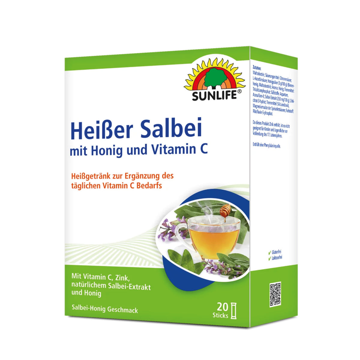 SUNLIFE Heißer Salbei + Honig (20 Sticks)