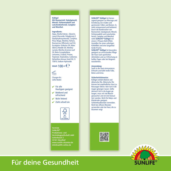 SUNLIFE Kühlgel (100 ml)