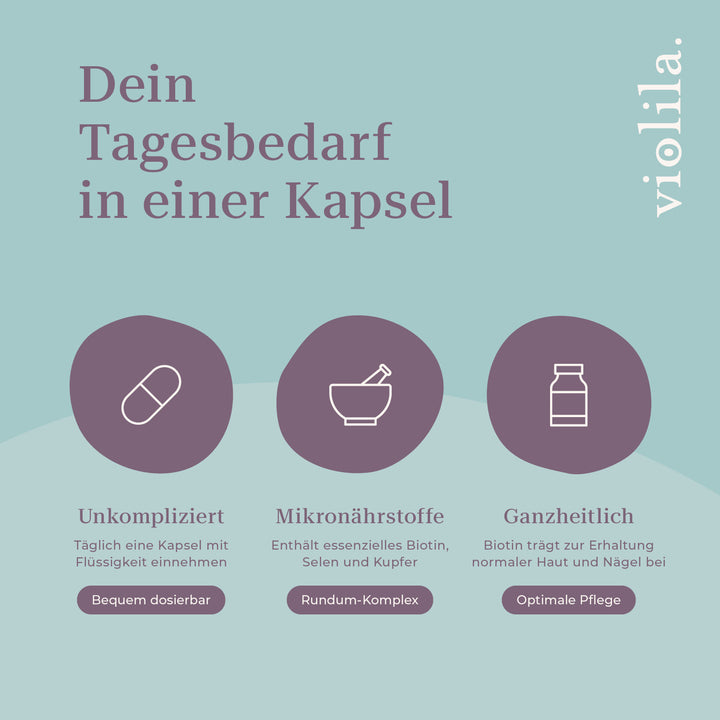 violila Haar-Komplex⁺ Kapseln