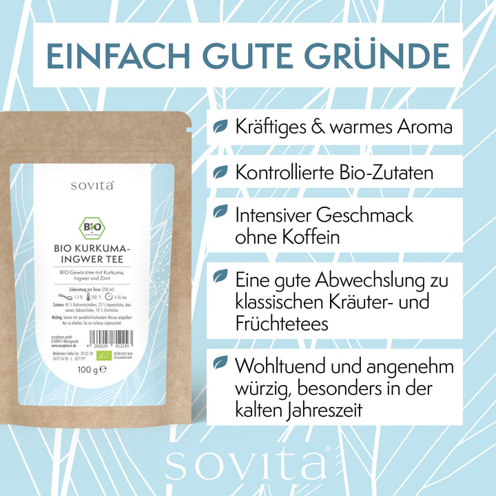 sovita Bio Kurkuma-Ingwer Tee