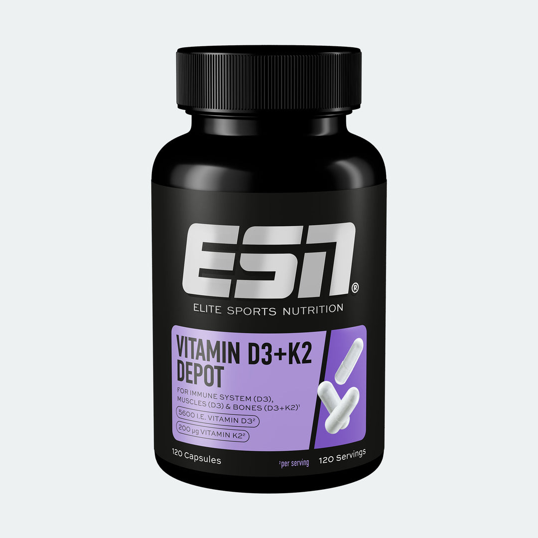 ESN Vitamin D3+K2 Depot | 120 Kapseln