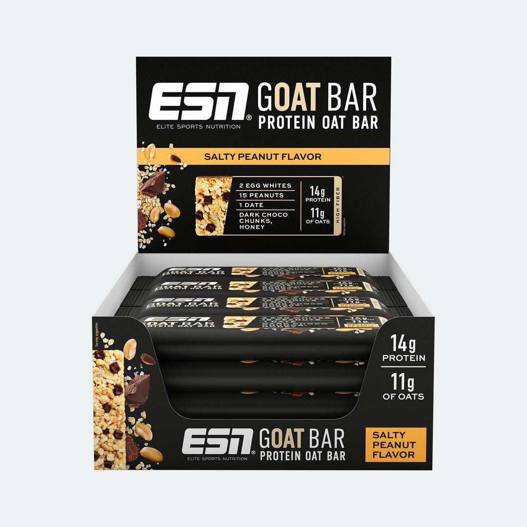 ESN GOAT Bar Salty Peanut | 12 x 55g