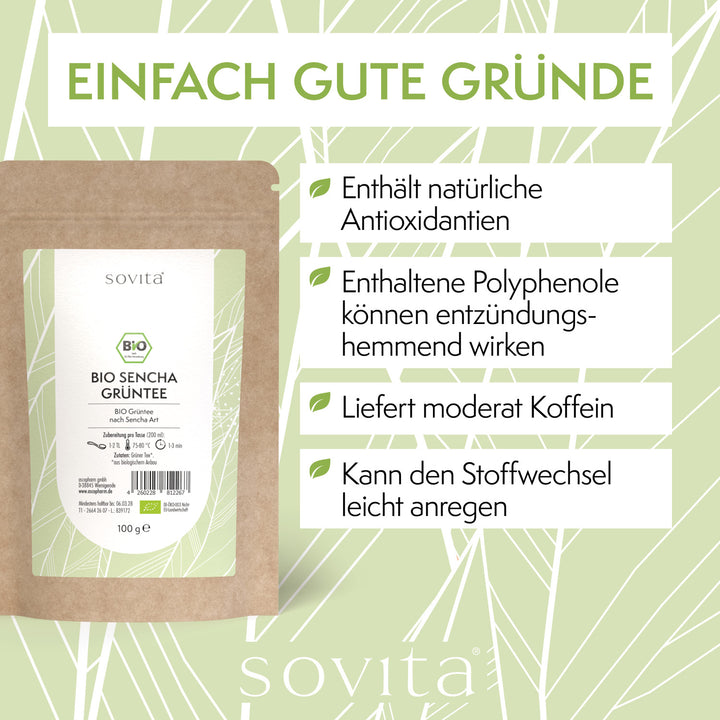 sovita Bio Sencha Grüntee