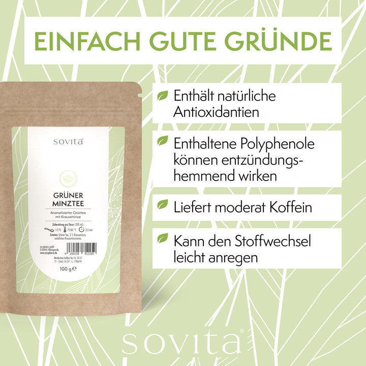 sovita Grüner Minztee