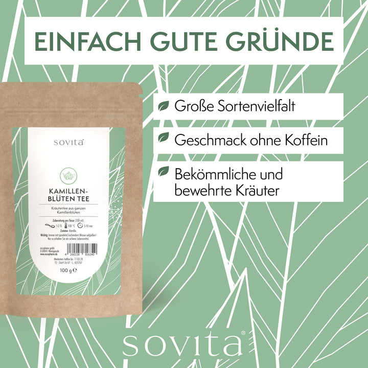 sovita Kamillenblüten Tee