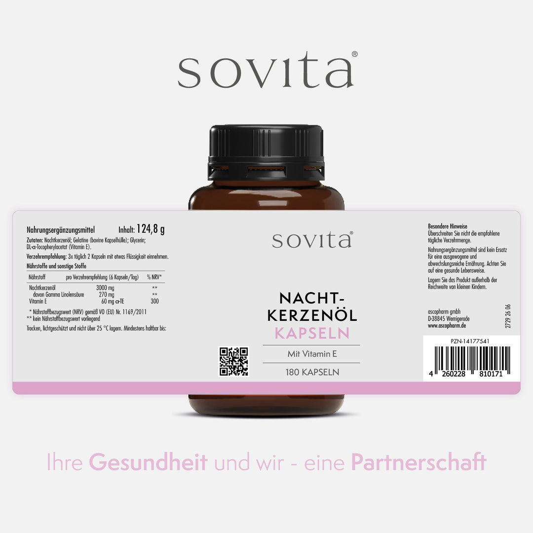 sovita Nachtkerzenöl Kapseln