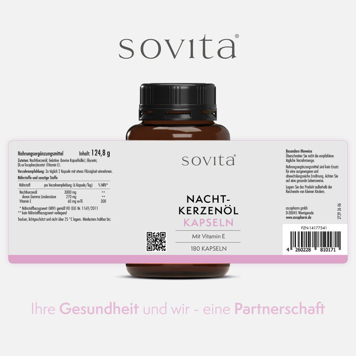 sovita Nachtkerzenöl Kapseln