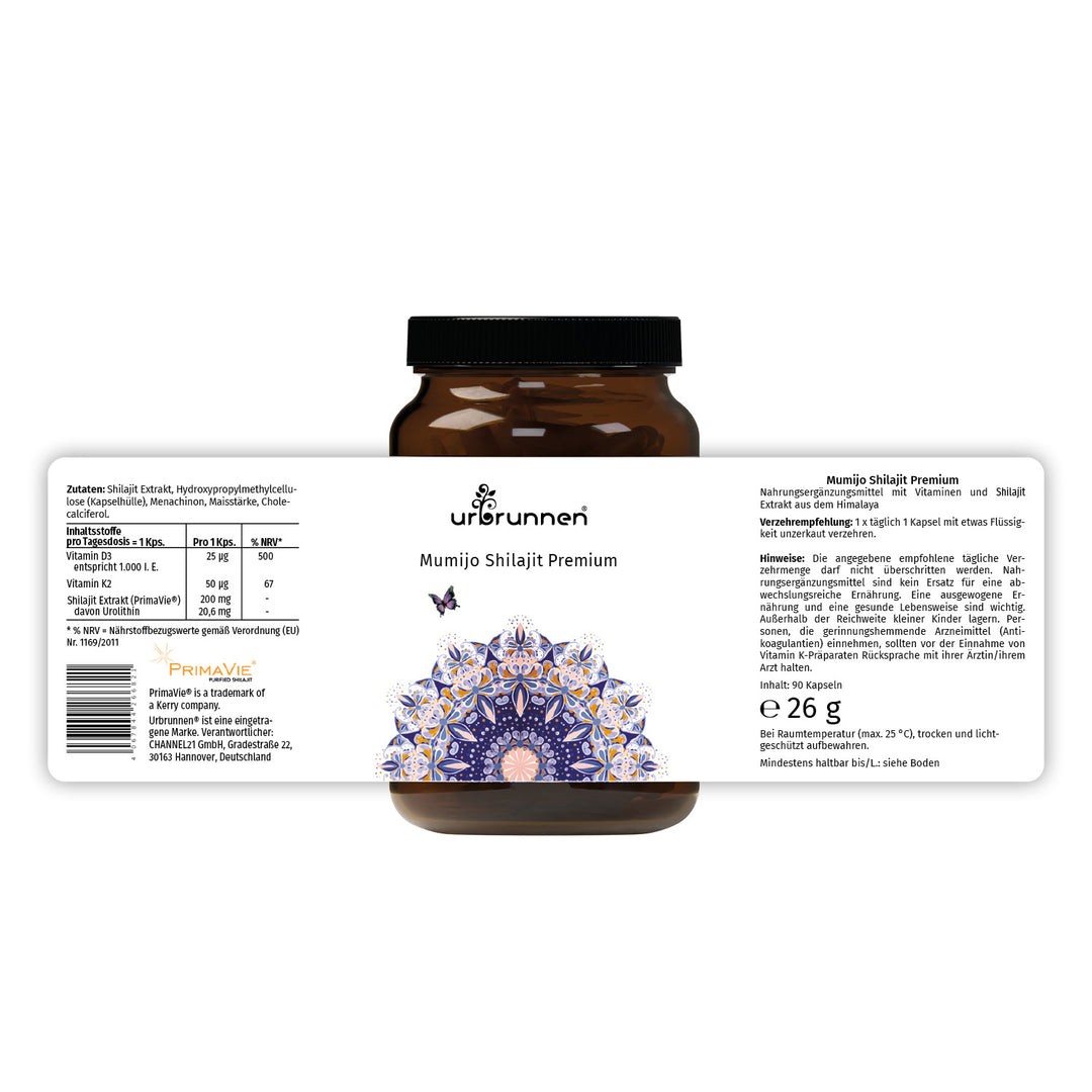 Urbrunnen Mumijo Shilajit Premium