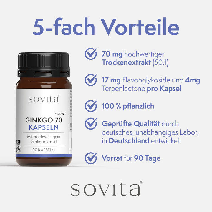 sovita Ginkgo 70 Kapseln