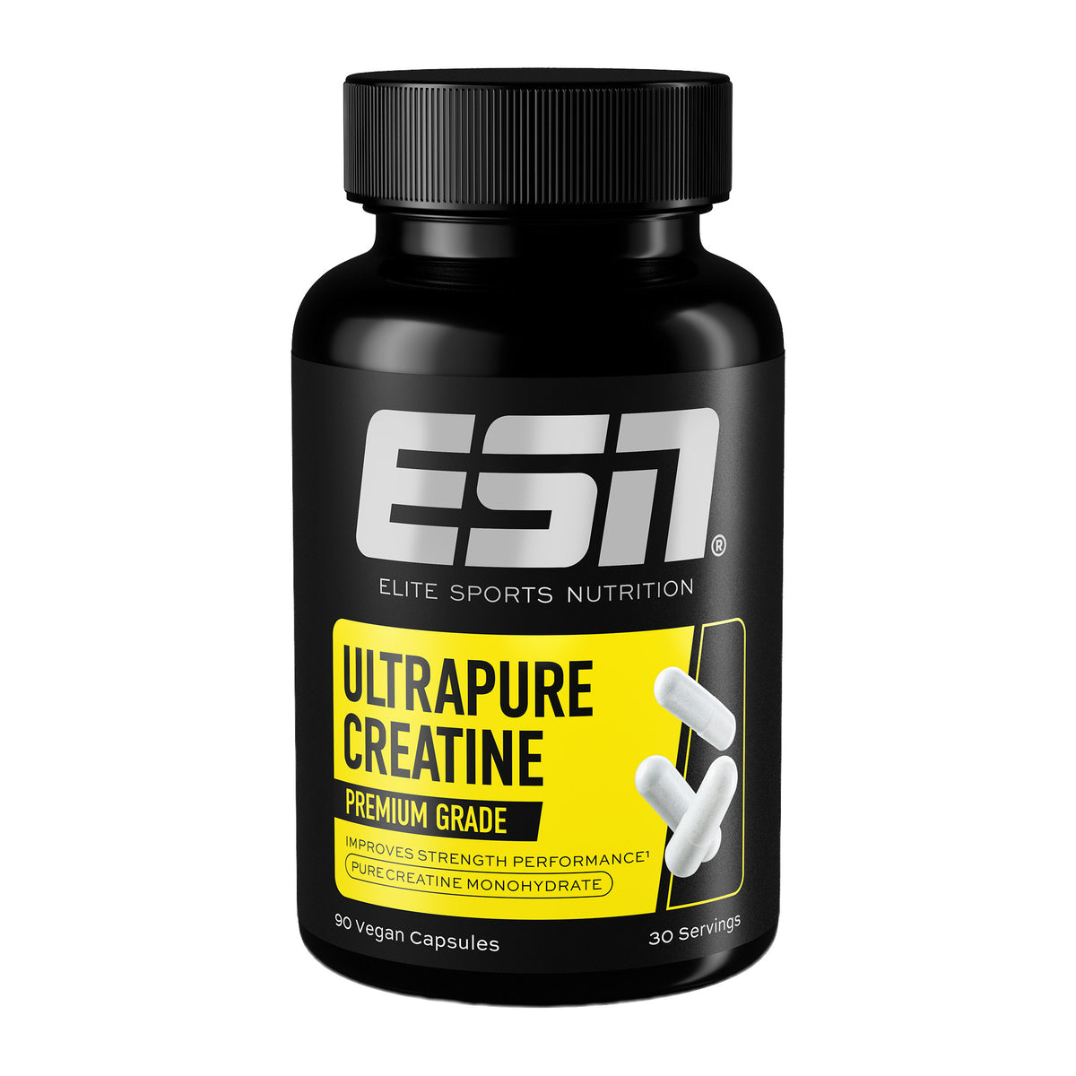 ESN ESN Creatine Monohydrat Giga Caps, Kreatin 90 Kapseln Kapseln, 120 g, 3.000 mg Kreatin pro Tagesportion