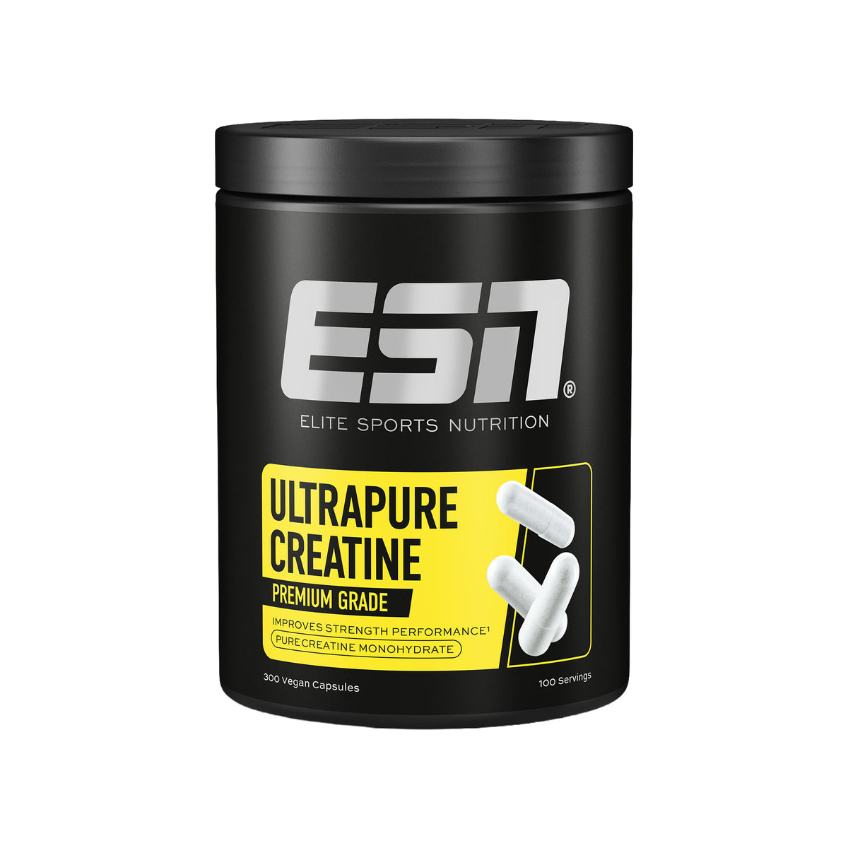 ESN ESN Ultrapure Creatine Giga Caps, 300 Kapseln Kapseln, 399 g, Micronisiert (Meshfaktor > 200)