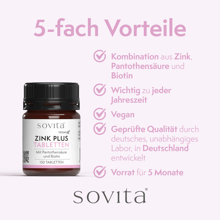 sovita Zink Plus Tabletten